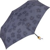 折りたたみ傘 水彩フラワー ミニ フラワー 定形外 送料無料 雨傘 軽量 晴雨兼用 3476-015-002 持ち手 クリア 花柄 かわいいレディース 通勤 通学 女性