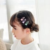 ヘアピン 通販 Rora パッチン留め 子供用 キッズ ヘアアクセサリー ヘアクリップ スリーピン 前髪クリップ パステルカラー ハートモチーフ ミニサイズ 髪飾り 髪留め 女の子 子ども ヘアアレンジ