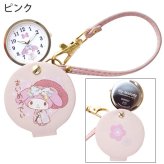 時計 サンリオキャラクターズ 和柄 ハングウォッチ SNR007 定形外 送料無料 ハローキティ マイメロディー レディース キーホルダー キーチェーン ウォッチ 和風 ナースウォッチ バック 日本 お土産 和装 かわいい パッケージ付 ギフト 仕事 学校