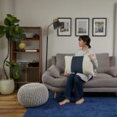 クッション インテリアクッション 手織り おしゃれ インド ウール 北欧 天然素材 高級 お洒落 45×45 40×60 インド製 クッション グラム