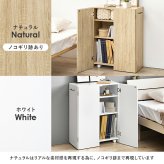 本棚 ブックシェルフ 幅60cm 文庫本 コミック 魅せる本棚 隠しキャスター 可動棚付き 収納ワゴン リビング 扉付き ラック おしゃれ 収納棚 収納ラック 雑誌 ポストカード スライド扉収納 コンパ 扉付で中の本や雑貨の日焼けを防ぎ キャスター付き