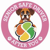 カーサイン 高齢者マーク SENIOR SAFE DRIVER ボクサー ステッカー シール 直径13cm 肉球 日本製 車