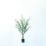 観葉植物 造花 オリーブ BROWN 全高約150cm 大型 フェイクグリーン 本物そっくり おしゃれ インテリア 人工観葉植物 アーティフィシャルグリーン オフィス 店舗 ホテル 開店祝い 室内 オリーブの木 フェイク