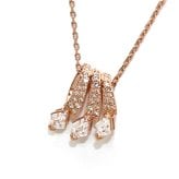 スワロフスキー swarovski ネックレス Dragon & Phoenix 鳳凰の尾 カイトシェイプ 5675826 ペンダント アクセサリー レディース ローズゴールド+ホワイト 海外正規品