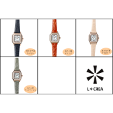 【名入れ】【LCREA ルクレア ソーラー 腕時計 OCTAVE - LC2602-PG】日本製 レディース 電池交換不要 生活防水 ギフトBOX付 送料無料