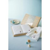 今治 ザ ホワイト 木箱入りフェイスタオル2P 65520