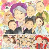誕生日の記念に、似顔絵なら思い出が大盛りになります。 似顔絵 ギフト 喜寿祝い 手描き 名入れ プレゼント 贈り物 誕生日 敬老の日 お祝い 記念日 長寿 大人数 ご両親 家族 祖父母 修正無料 名入れ 下書き確認 そっくり 親孝行 似てる 一生もの 宝物 喜寿祝い 傘寿 77歳 感謝 ハロウィン オリジナル 感謝の品 大量注文 メモリアル ホワイトデー 古希祝い 同窓会 クリスマス キレイ