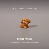 トイプードル 置物 5個セット ミニチュア オブジェ かわいい 犬 いぬ フィギュア 卓上 飾り 車内アクセサリー デスク インテリア 癒し 雑貨 玄関 リビング プレゼント