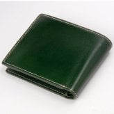 ベリーズヨーク　BELLIES YORK　二つ折り財布　BYTM1879GR　グリーン　緑色　ベジタブルタンニン　イタリアンレザー　牛革　”エイジングを楽しむ革小物”