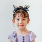 キッズ かわいい カチューシャ 通販 Rora オーガンジー 髪飾り ヘアアクセサリー こども 女子 子供 女の子 フォーマル カジュアル おしゃれ 可愛い プリンセス シアー 大人っぽい 透け感 キラキラ 上品 発表会 入学式 卒園式 結婚式