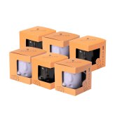 はにわぷりん【ハロウィンはに友セット】１個箱入りアソートセット 6個入り フランボワーズソース＆フロマージュぷりん　紫いもクリーム＆パンプキンぷりん