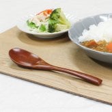 スプーン おしゃれ カトラリー 5本セット カトラリーセット 木 木製 カレースプーン 業務用 かわいい 大きめ 丼 19cm スープ お弁当用 漆 天然木製 食器 カレー カフェ風 シンプル 漆 ナチュラル カレー シチュー スープ