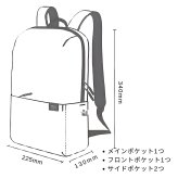 Xiaomi Mi バックパック 10L  カラー: ブラック/ブルー サイズ(mm): 高さ340×横225×マチ130 通勤通学, 旅行 , 男女兼用, 小米, ファッション