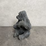 スマホスタンド woobia ウービア ゴリラ おもしろ雑貨 リアル動物オーナメント 卓上 デスク インテリア 誕生日 父の日 昇進祝い 退職祝い 男性 ギフト プレゼント 置物