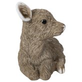 置物 鹿 アンティーク雌鹿 幅20.2cm woobia ウービア しか リアル おしゃれ 玄関 インテリア オブジェ ガーデン アンティーク 北欧 ナチュラル 動物 アニマル 癒し 棚 上品 プレゼント ギフト 新築祝い