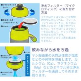BRITA ブリタ ボトル型浄水器 アクティブ  0.6リットル  マイクロディスク( 浄水フィルター)3個入り 総ろ過水量:150 L  携帯型 浄水 ボトル サイズ：高さ23.5cm 直径7.5cm 重量:146 g 本体:中国  フィルター:ドイツ (カラー:3色)