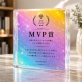 MVP賞 ガラスブロック 社内表彰 会社 応接室 法人 功労賞 名入れギフト 誕生日 プレゼント 送別会 高級 創立記念 開業祝い オフィス 写真 ロゴ入り オーダーメイド 記念盾 永年勤続 ビジネス 感謝 オリジナル 表彰状 おしゃれ 記念品贈呈 法人ギフト サプライズ 受賞記念 受付 贈り物 記念日 表彰 表彰式 エントランス 永年勤続表彰 周年記念 カウンター 記念品 取引先 社員【c11】