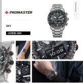 シチズン プロマスター スカイ エコドライブ 腕時計 メンズ JV2006-55H ソーラー クロノグラフ アナデジ CITIZEN PROMASTER SKY【2025 新作】