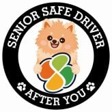 カーサイン 高齢者マーク SENIOR SAFE DRIVER ポメックス ステッカー シール 直径13cm 肉球 日本製 車