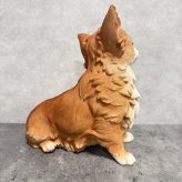 犬 置物 大きい 見上げるチワワ 横幅26.8cm woobia ウービア かわいい おしゃれ ガーデン インテリア オブジェ 巨大 プレゼント 北欧 玄関 雑貨 動物 モダン 面白い 庭 ギフト 屋外 家 リアル 玄関先 ガーデンオーナメント
