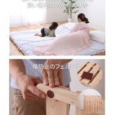 山型ヒノキ シングルサイズ 檜 ひのき すのこ 木製 湿気対策 湿度 カビ対策 シングル 折り畳み コンパクト 省スペース ひとり暮らし ナチュラル