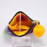  タマオワールド スパンコール刺繍ポーチ コジコジ mushroom 定形外 送料無料 POC3759 スパンコール 刺繍 ポーチ 小銭入れ