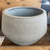 鉢カバー おしゃれ 大型 軽量 17号 12号 丸型 平鉢 KONTON コントン パボ ジャー ロー L Mサイズ 高級 北欧 モダン ナチュラル 室内 屋内 観葉植物用 多肉植物 サボテン 特大 底穴なし 玄関 リビング プランター 浅型 オフホワイト ブラウン グレー