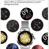 スマートウォッチ NY22 1.09インチ 24時間 多機能 電話、LINE、SMS、Twitter、Facebook、通知 天気予報 バッテリー 150mAh 活動 生理 睡眠  多機能 音楽再生 便利 IPX68防水iPhone Android 対応 日本語 対応 音楽再生 レディース 3色 実用的 プレゼント