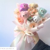 ぬいぐるみブーケ 【 くま束 】 かわいい花束 ランキング1位 発表会 誕生日 生誕祭 イベント 差し入れ 出産祝い 周年祝い 結婚式 結婚祝い 卒業祝い 卒園祝い 入学祝い 入園祝い 開店祝い くま ぬいぐるみ テディベア 花束 くま好き プレゼント