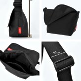 マンハッタンポーテージ メッセンジャーバッグ Manhattan Portage メンズ レディース マグネット 撥水 軽量 コーデュラ B5 大きめ 斜めがけ ショルダーバッグ フラップ ウエストバッグ 肩掛け ナイロン 黒 おしゃれ シンプル 通勤 通学 旅行 カジュアル アウトドア ブランド