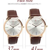 ポールスミス Paul Smith 腕時計 ペアウォッチ 牛革ベルト MA 41mm×37mm クオーツ 日本製ムーブメント 日常生活防水 シンプル 大人 P10053 P10101