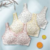 前開き ブラジャー 通販 前開きブラジャー ブラ ナイトブラ マタニティブラ 授乳ブラ フルカップ 前あき ボタン コットン 綿 吸汗性 通気性 フロントボタン ゆったり 着脱簡単