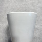 植木鉢 おしゃれ 大型 陶器 13号 受け皿付き セット KONTON コントン WYモダン マット釉 白 ホワイト L 直径40cm 底穴あり 室内 観葉植物 丸型 ラウンド シンプル 北欧 和モダン インテリア リビング 玄関 半磁器 セラミック 焼き物 大きい フロアポット WY-PR1W13P