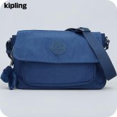 キプリング ショルダーバッグ レディース ブランド Kipling ダルマ B ロゴ ワンポイント 無地 KI8123-5PZ Casual Blue