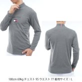 トミーヒルフィガー ゴルフ メンズ トミーフラッグ 長袖ハイネックシャツ TOMMY HILFIGER THMA682 2026年秋冬モデル お誕生日祝い お祝い 記念品 お父さん 父の日 彼氏 男性 30代 40代 50代 60代  還暦祝い 敬老の日 人気プレゼント プレゼント
