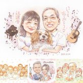 記念日のお祝いに、飾って嬉しい似顔絵をお届けします。 還暦祝い 似顔絵 ギフト 贈り物 手描き プレゼント 名入れ 記念日 お祝い 敬老の日 長寿 家族 祖父母 ご両親 修正無料 下書き確認 名入れ 宝物 似てる 一生もの かわいい 還暦祝い 古希 宝物 60歳 初任給 米寿祝い ハロウィン サプライズ 節目 感謝の品 ウェディングギフト 卒寿祝い キレイ クリスマス メモリアルギフト 長寿祝い