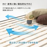 ベッド 寝具 セミダブル 敷き布団対応 ロング丈210cm 2口コンセント 宮棚付 高さ３段階 床下収納 スペース 天然木 耐荷重350kg すのこ おしゃれ １人暮らし 新生活 子ども部屋 進学 入学 単身