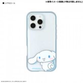 iPhone16 Pro ケース サンリオ シナモロール 耐衝撃 カバー IIIIfit Clear ハイブリッド スマホケース アイフォン16プロ キャラクター おしゃれ かわいい ストラップホール付き サンリオ正規ライセンス品