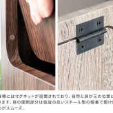 ゴミ箱 ごみ箱 ゴミバコ ごみばこ ダストボックス ダストBOX スイング式 ウッド 木目 45L 45リットル 北欧 大容量 キッチン リビング 寝室 大きい 角型 屋内 おしゃれ シンプル モダン スイング式ダストボックス スリム デスク コンパクト