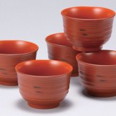 山中塗　根来汁椀揃 インテリア 漆器 盆 カタログギフト 景品 粗品