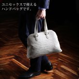 ヒマラヤ スモール クロコダイル 日本製 ハンドバッグ レディース センター取り JRA 両開ファスナー ポロサス 本革 大きめ 安心 保証書 付き レディースバッグ レディースバック ギフト プレゼント 4FA (06001494r)