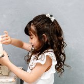 バンスクリップ リボン 小さめ 通販 Rora プチドット ヘアアクセサリー 髪飾り ヘアアレンジ かわいい ドット柄 キッズ 子供用 女の子 ママ 姉妹 リンクコーデ お揃い 上品 カジュアル フォーマル 入学式 卒園式 キッズファッション