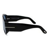 トムフォード サングラス TOM FORD FT1044/S 01V 60 TF1044 サングラス EYEWEAR ブラック ブルー グローバルフィット ユニセックス