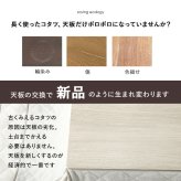 こたつ 天板のみ 正方形 80 定番 こたつ天板 コタツ天板 KT-508-80 コタツ 炬燵 天板 単品 テーブル 机 取替え用 交換用 リバーシブル 幅80×奥行80×高さ1.5cm こたつ用アクセサリー 季節家電 暖房器具 家具 インテリア