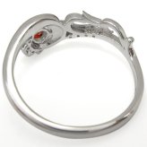 プラチナリング・メモリアルリング・結婚10周年・ガーネット・指輪