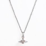 ヴィヴィアンウエストウッド Vivienne Westwood ネックレス ペンダント NEW PETITE ORB レディース シルバー ライトピーチ 6302009802P762 ジュエリー 送別会 誕生日 結婚祝い 結婚式 彼氏 息子 夫 男性 高級 父の日 母の日【スペシャルラッピング660円(別売り)】 即日発送 彼氏 財布 バレンタイン