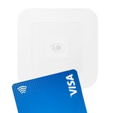 【店の決済端末】Square スクエア リーダー キャッシュレス クレジットカードリーダー タッチ決済 A-SKU-0798 第2世代 電子マネー QRコード PayPay Suica iD QUICPay 店舗用 移動販売型 Bluetooth バッテリー内蔵