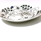 ブランドロゴ入りボックス付属　アラビア ARABIA ブラックパラティッシ オーバルプレート 22cm x 25cm　ペア【御結婚御祝・内祝・新築御祝・還暦御祝・御礼・寿・ギフト包装可能】