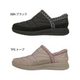 スケッチャーズ スリップインズ レディース ショートブーツ 撥水 防汚 ハンズフリー 手を使わずに履ける 靴 167925 コージー エスケープ フロスト パフ SKECHERS ノーマル幅