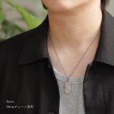 ハワイアンジュエリー ペア ペンダントトップ 金属アレルギー 対応 純チタン 刻印 無料 誕生石 ドッグタグ Sサイズ チェーン別売りステンレスより軽く肌に優しい カップル プレゼント ハロウィン 【品番：TIP408SP】
